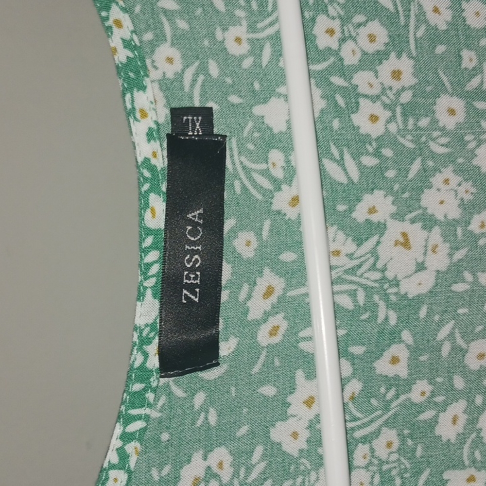 Green Floral Dress
